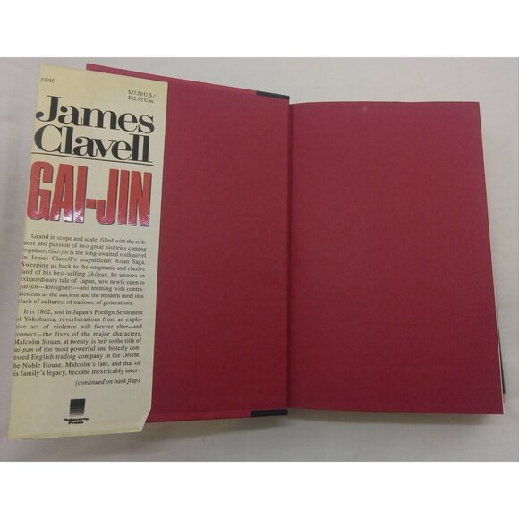 Gai-Jin James Clavell Japan Historical Fiction Novel HC Dust Jacket Vintage - Picture 7 of 9